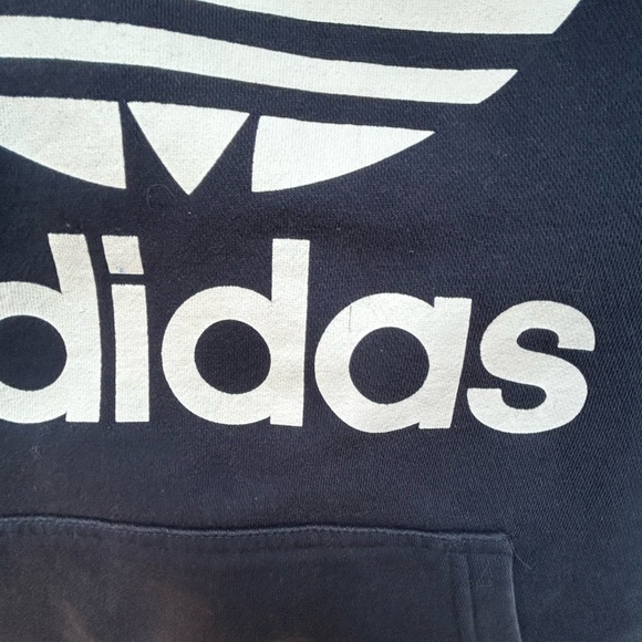 Adidas navy with white logo women’s hoodie ,size S - Picture 8 of 11